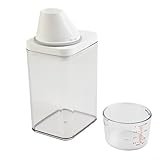 Waschpulver Aufbewahrungsbox 1100 ML Waschpulver Dosierer Mit Waschmittel Dosierhilfe, Leere...
