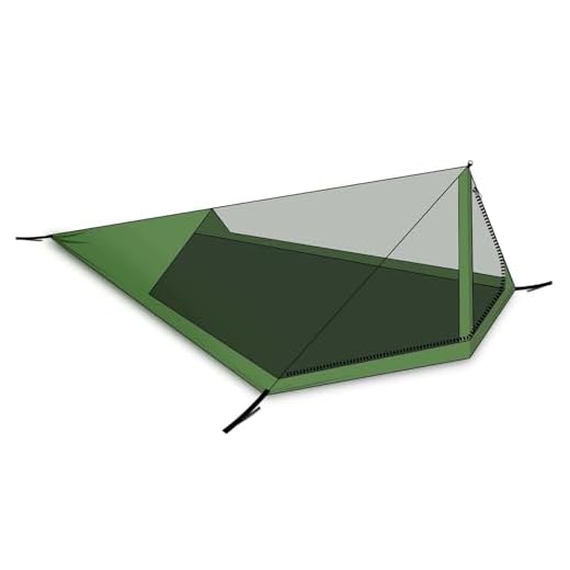 DD superleichtes Bikepacker Mesh Tent - Zelt mit Moskitonetz für Fahrradmontage olivgrün
