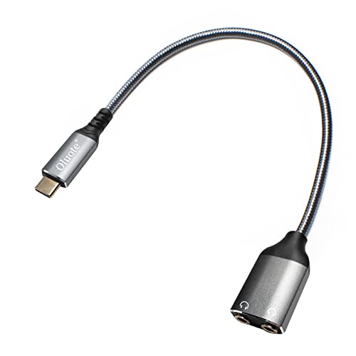 Oluote Adattatore USB C Jack 3.5mm Splitter per