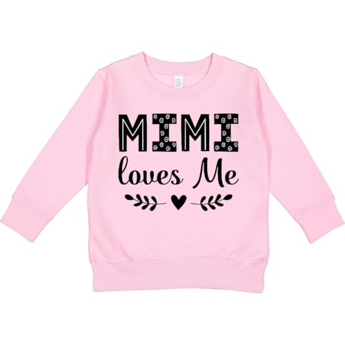 inktastic Mimi Loves Me Baby Clothes Girl Toddler Sweatshirt