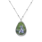 Ring-Tailed Lemur Eating Leaf Pendant