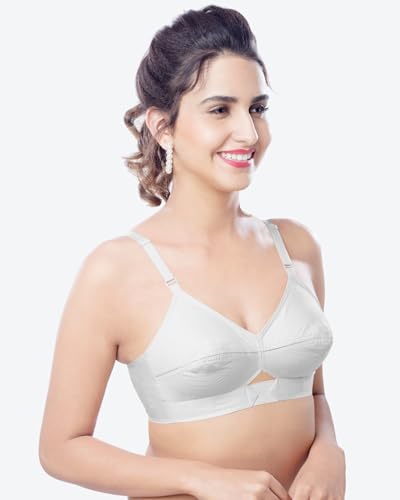 Image of Brida Kavya Xtrasoft Cotton Round Stitch Minimizer Bra - Full Coverage, Plus Size