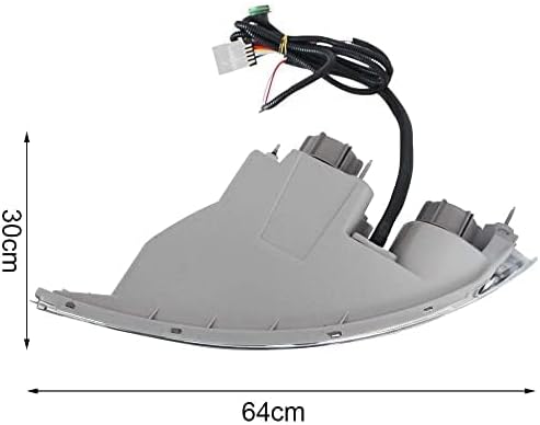Miniatura 7 de Conjunto de faros delanteros para International Durastar 4200 4300 4400 4900 Truck,2002-2018 International 4300 Par de faros delanteros (lado