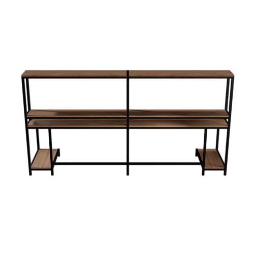 Image of Riyan Luxiwood Ember Computer Table in Engineering Wood for Home & Office, Simple Style Desk, Scratch Resistance Surface.