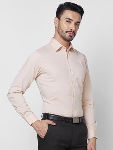 Image of Raymond Men's Slim Fit Self Design Shirt