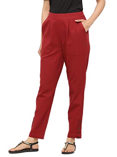 Image of Jaipur Kurti Women's Pleat-Front Regular Pants