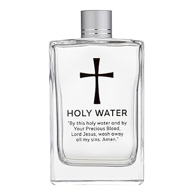 Needzo Botella grande de vidrio para agua bendita con cruz y oración, 4-1/2 pulgadas de alto, capacidad de 3 onzas | Ya disponible en tu tienda friki favorita! En mundofriki.es! Needzo Botella grande de vidrio para agua bendita con cruz y oración, 4-1/2 pulgadas de alto, capacidad de 3 onzas | Ya disponible en tu tienda friki favorita! En mundofriki.es!