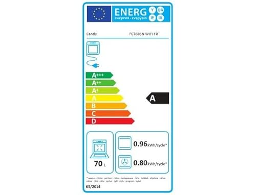 Four encastrable CANDY FCT686N 70 litres Wi Fi 7 modes de cuisson - vue 3
