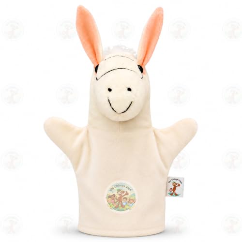 Image of Horse Hand Puppet for Kids | Soft Plush Animal Puppet | Educational Storytelling Toy | Interactive Role Play | Preschool Learning | Gift for Boys & Girls
