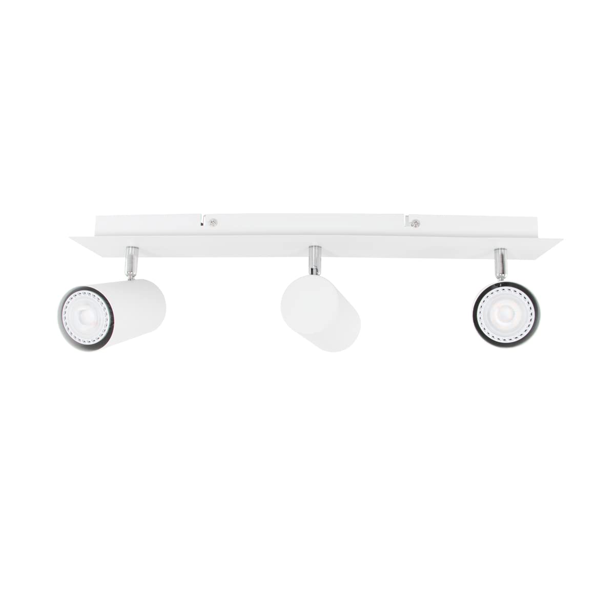 Trio Leuchten Balken in Metall weiß, Spotbalken 3-flammig, exklusiv 3xGU10, Länge: 48 cm 802400301, Weiß Matt