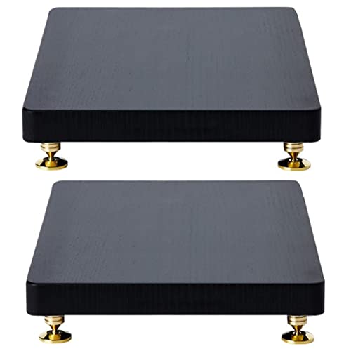 Soporte para Altavoces, Plataforma de pies de Aislamiento de Altavoz, Soporte de Aislamiento de subwoofer, Base estabilizadora elevadora, con Clavo de Cobre Fijo, for Altavoz estándar
