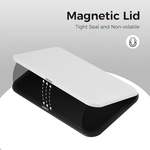 NEO MARK Large Stamp Pad - 3.50"x 6.25", Magnetic Lid, Premium Quality Felt Stamp Pad (Black) - Thumbnail 2