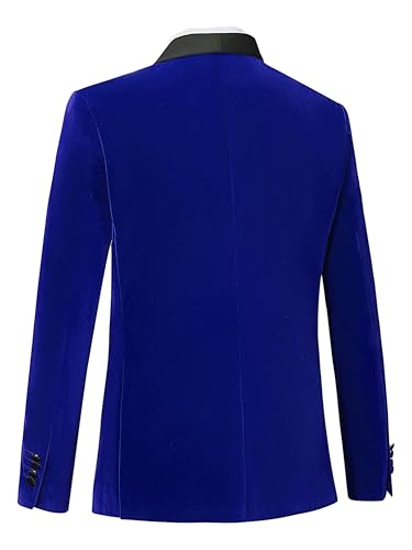 Mens Slim Fit Suit Jacket Velvet Tuxedo Blazer Flap Pockets Shawl Lapel Shirt Bow Tie Prom Wedding Business Dinner2