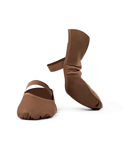 Theatricals Adult Spandex Arch Leather Split-Sole Ballet Shoes