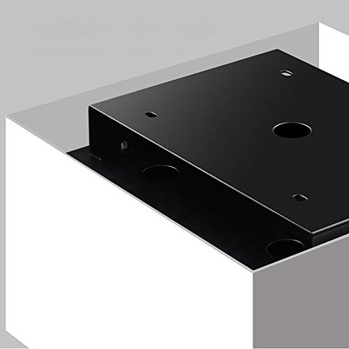 Plafón de techo moderno blanco de 4 luces GU10 para eliminar zonas oscuras 7