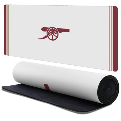 Tapis de souris Arsenal FC grand format 900x400 clavier gaming et sous-main de bureau PC