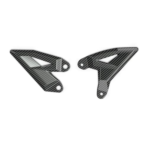 Ensemble de Repose-Pieds Moto Haute Résistance et Protection de Talon pour Ninja400 Z400
