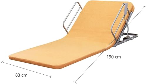 Respaldo de cama eléctrico ajustable, soporte portátil para sentarse, marco de acero inoxidable y tela transpirable para comodidad del cuello y la cabeza