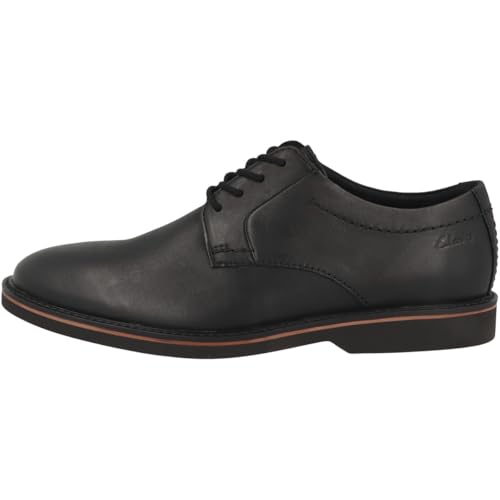 Clarks Homme Atticus Ltlace Shoes, Noir, 43 EU
