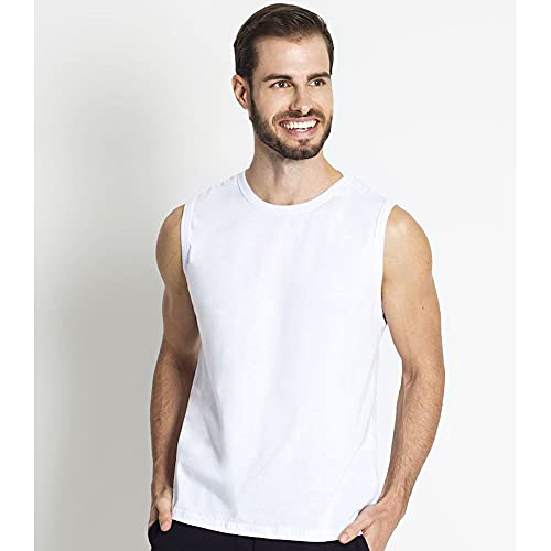Regata Masculina Básica Rovitex Branco G