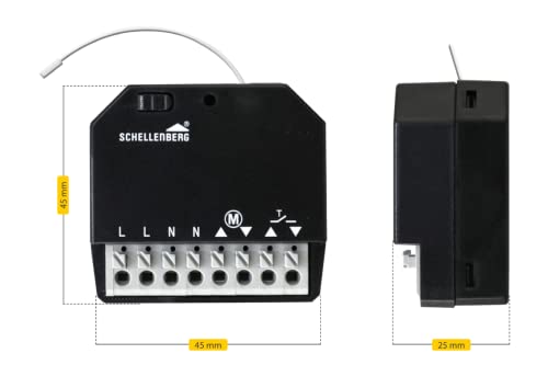 Module de réception radio compact Schellenberg 20017 encastrable