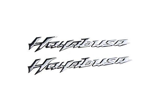 PRO-KODASKIN Motorcycle 3D Raise Emblem Sticker Decal for Suzuki Hayabusa GSXR1300 (Silver)