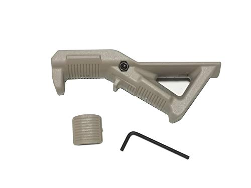 LOBOLOKO Airsoft Softair Griff Frontgriff - Front Grip - Verschiedene Ausführungen - Rail Schiene Angled Straight (MOD.1 TAN) Cover