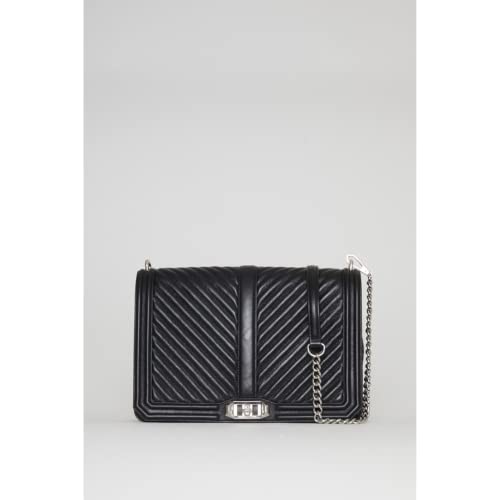 Image of Rebecca Minkoff Women's Chevron Quilted Love Crossbody Bag