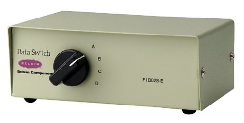 Belkin 4 Port DB25F Data Transfer Switch; 1 by 4, Manual Rotary