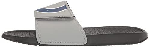 Image of FOCO mens NFL Team Cropped Big Logo Shower Sport Slide Flip Flop Sandals | Casual Sandals