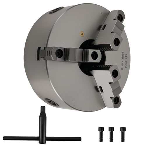 maXpeedingrods 8" 3-Jaw Self-Centering Lathe Chuck