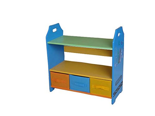 Kiddi Style Pastello Libreria Mensole e Cassetti