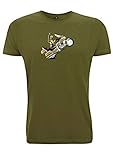 100 % coton Time 4 Tee Goldwing C3PO T-shirt GL 1500 cc Style années 1980 - Vert - Small