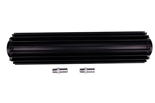 Image of 12 inch Dual Pass Transmission Trans Cooler Aluminum with 1 /4 inch NPT Fitting Universal Compatible with C4 C6 700R4 4L60E 727