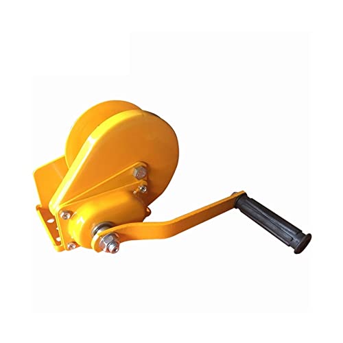 手動ホイスト1800ポンドハンドクランク双方向セルフロックウィンチ手動ウィンチブレーキセルフロックウィンチ 移動 荷締め(1800 15)