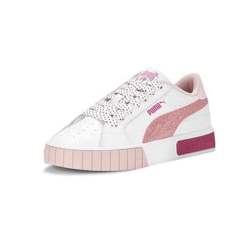 PUMA Kids Girls Cali Star X P. Patrol Glitter Lace Up Sneakers Shoes Casual - White2