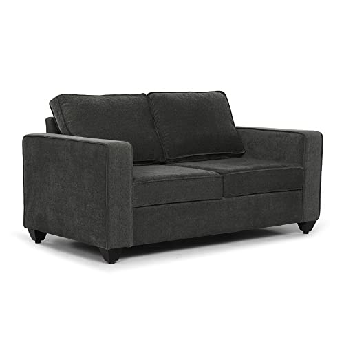 Image of Wakefit Sofa Set | 3 Year Warranty | Sofa 4 Seater, 4 Seater Sofa for Living Room, Wooden Sofa Set, Sofa Set 2+1+1 Seater - Napper(Malphino : Smoke Grey)