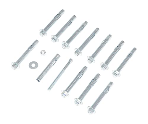 Anclajes de hormigón STL de .5x4 pulgadas con acabado resistente para obras 2