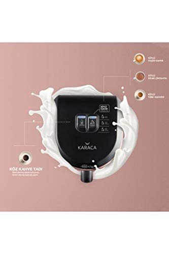 KARACA Hatır Hüps Türkische Kaffeemaschine für 5 Personen, Rosegold, 535 W, Milcherhitzung Maschine, Kaffeevollautomat… – Bild 3