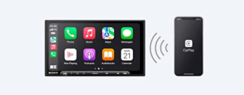 Sony Xav-Ax6000 7" 2-Din Car Stereo + Backup Camera & Siriusxm Tuner Bundle. Wired/Wireless Android Auto, Wireless Apple Carplay, Bluetooth Receiver, 5 Preamp Outputs, Hdmi Input, Maestro-Ready, No Cd #TOP4