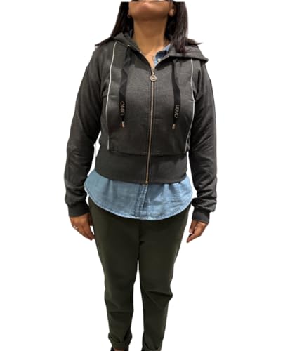 Sweat Liu Jo TF4326 en strass : l'éclat du luxe décontracté