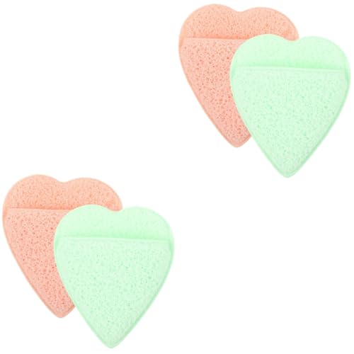 Ipetboom 2 Series Guantes De Limpieza Quit De Maquillaje Guantes Exfoliantes Skincare Limpiador Exfoliación Corporal Esponja Exfoliante Para La Cara Esponjas Faciales 2 Piezas*2