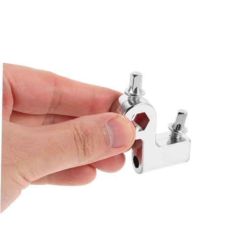 Soporte para baquetas de pedal de batería Toddmomy, soporte sencillo y resistente para pedal individual miniatura 4