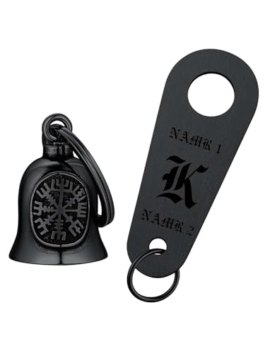 Porte Clés Vegvisir Anti-Perte en Acier : Protégez Vos Clés de Moto