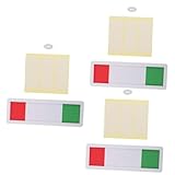 Curseur d'entrée/sortie : design personnalisé – la plaque de porte avec panneau de confidentialité présente un design et une couleur polyvalents et subtils pour signaler l'état de la pièce, personnalisant ainsi votre intérieur.