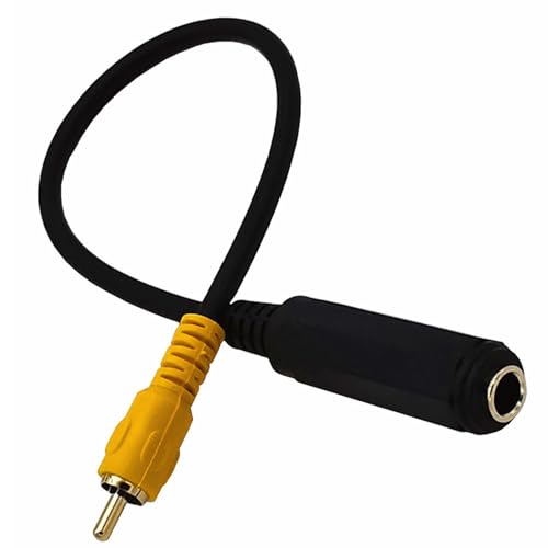 Zqxnt 30 Cm/11 81 Zoll 6 35mm 1/4 Weibliche Kabel Linie Sound Verlängerung Adapter Kabel Draht Mixer Verstärker Sound Linie