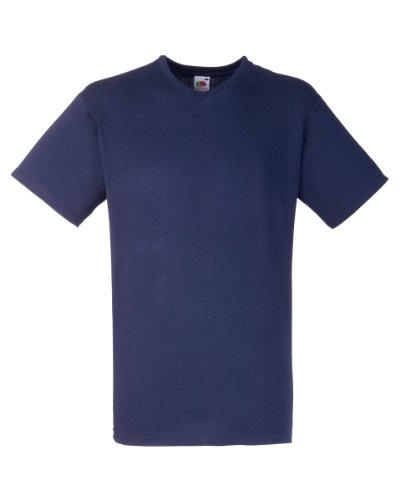 Fruit Of The Loom Ss020M, T-Shirt Uomo, Blu (Deep