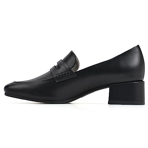 Image of CLIFFS BY WHITE MOUNTAIN Women's Shoes Quiana Block Heeled Loafer