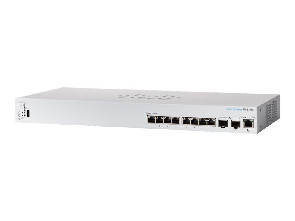 Commutateur administrable Cisco Business CBS350-​8XT | 8 Ports 10 GE | Ports partagés 2 x 10G SPF+ | Garantie matérielle limitée à Vie (CBS350-​8XT-​EU)