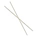 Sutemribor Brass Solid Round Rod Lathe Bar Stock, 1/8 Inch in Diameter 14 Inches in Length (2 PCS)